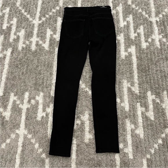 Citizens of Humanity COH Rocket High Waist Skinny Jeans in Distressed Darkness - Picture 10 of 10